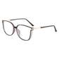 Gafas antirrayos HD con montura grande de moda para mujer