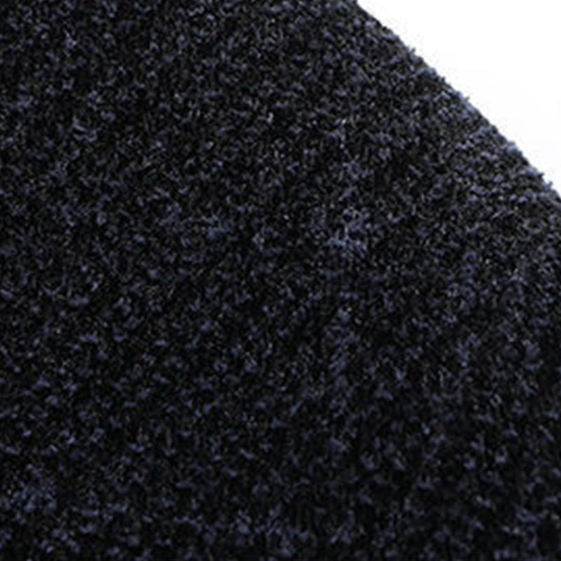 Chaqueta abotonada con solapa de chenilla gruesa informal para hombre