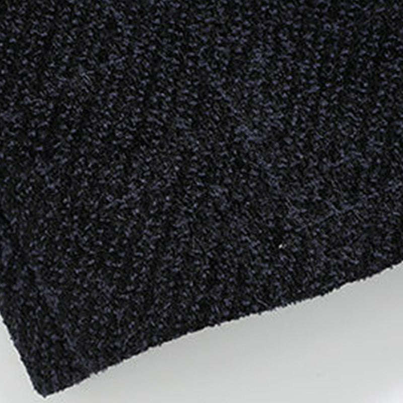 Chaqueta abotonada con solapa de chenilla gruesa informal para hombre