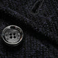 Chaqueta abotonada con solapa de chenilla gruesa informal para hombre