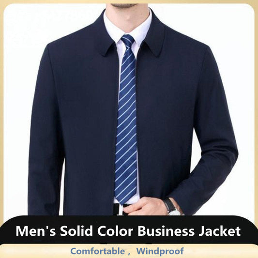 Chaqueta Business Color Sólido Hombre