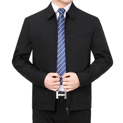 Chaqueta Business Color Sólido Hombre