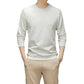 Cómoda camiseta de cuello redondo de corte holgado para hombre