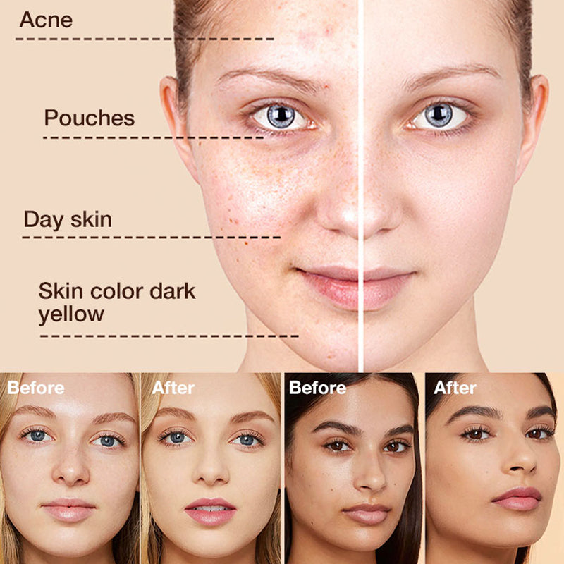 Base de Maquillaje Ligera, Impermeable y Duradera con Acabado Natural