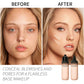 Base de Maquillaje Ligera, Impermeable y Duradera con Acabado Natural