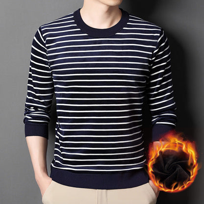 🔥50%OFF Venta de Navidad🔥Caliente de los hombres a rayas acogedor suéter de moda