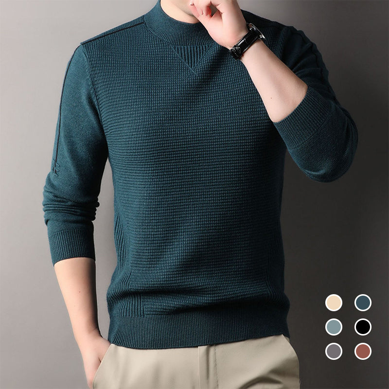 🎉¡Feliz Año Nuevo! 50% DE DESCUENTO 🛍️Men Cálido jersey de punto suave con cuello redondo