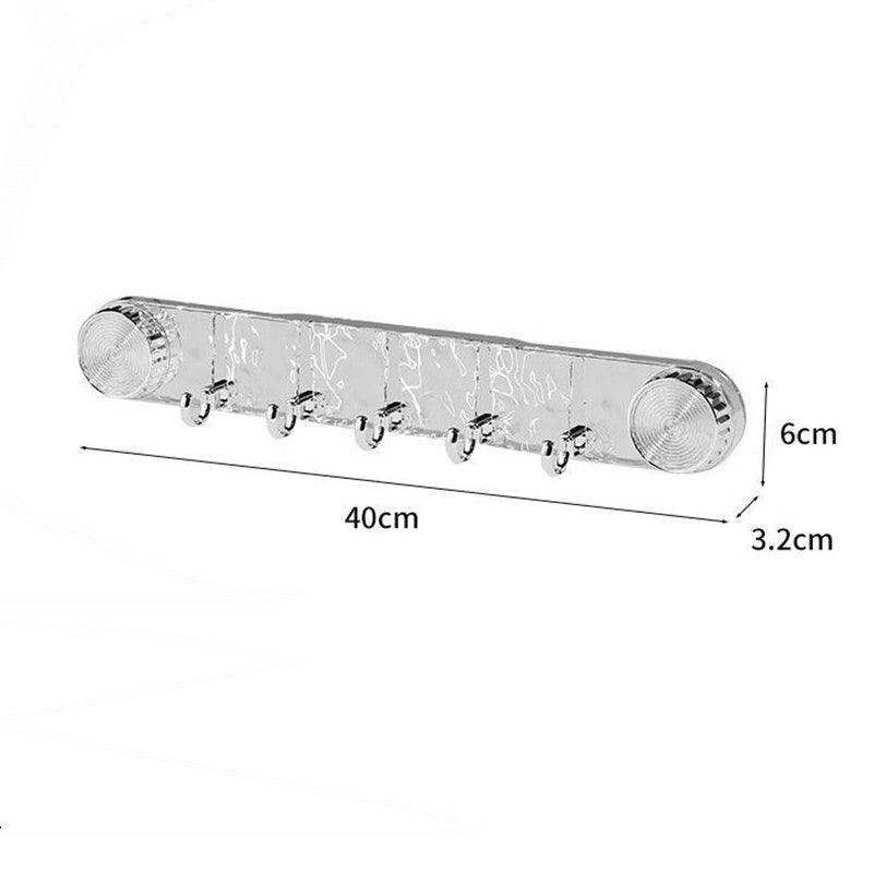 Percha de ventosa giratoria ondulada sin punzón