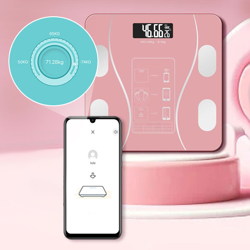 🏅🔥Último día de rebajas 50 % DE DESCUENTO🔥Báscula digital inteligente para peso y grasa corporal🏃