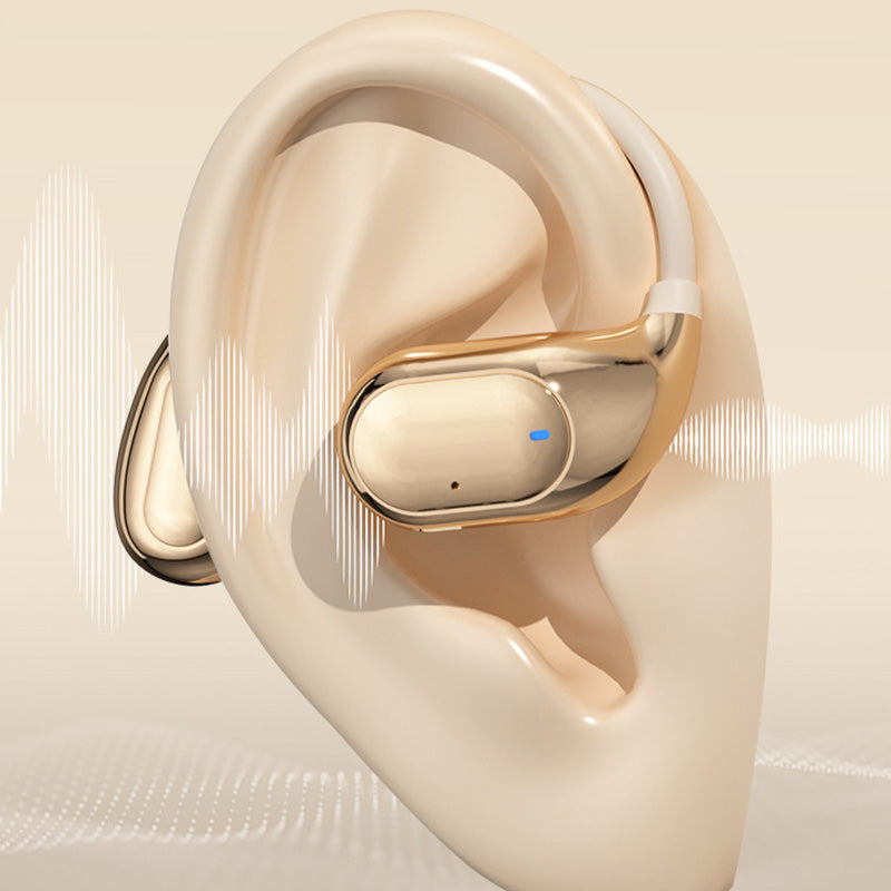 Audífonos Bluetooth Deportivos con Gancho, Sonido HiFi Impermeables para Correr y Gym