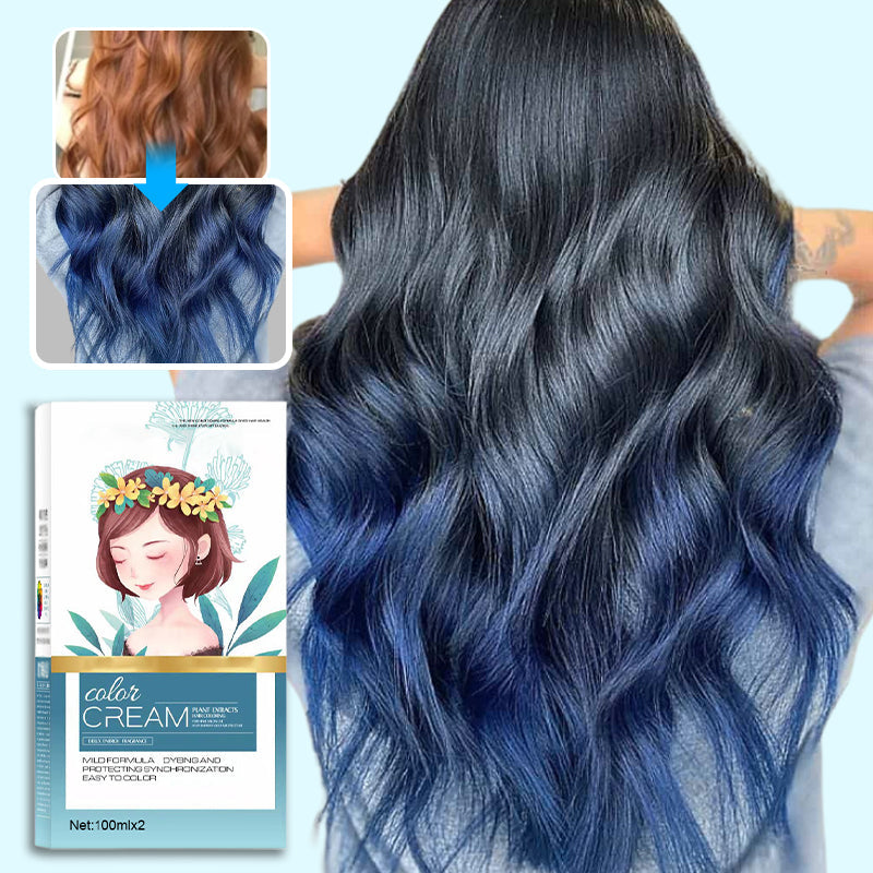 🔥Crema colorante sin amoníaco de larga duración - Set de herramientas de coloración gratis