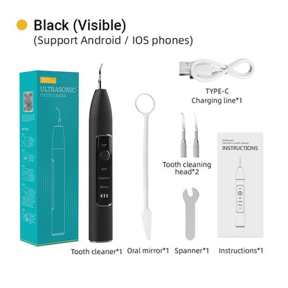 Limpiador dental ultrasónico visible inalámbrico