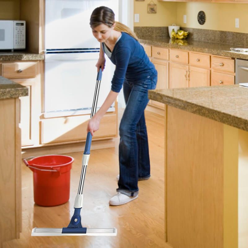 Trapeador de agua para baño con limpiaparabrisas de silicona