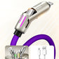 Cable de datos 4 en 1 de 240 W con luces de trabajo de colores