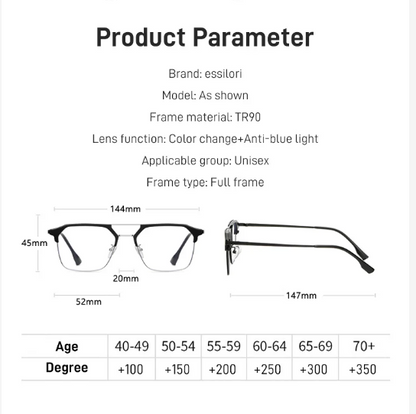 🔥Protege mejor tus ojos🔥Moda Gafas de lectura anti luz azul