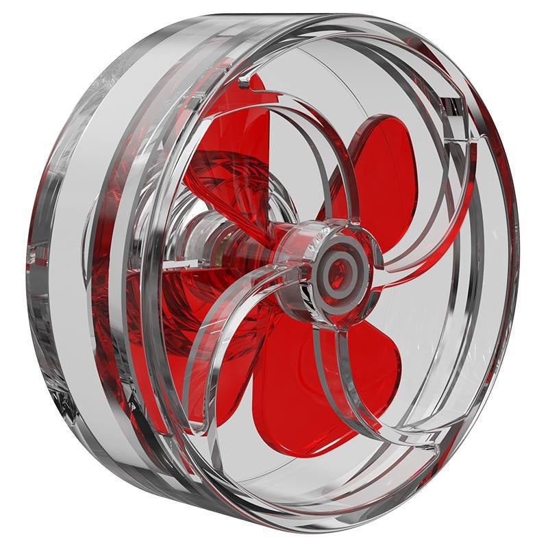 Cojunto de Ventilador de 4 Aspas con Auto-Rotación para Salida de Acuario
