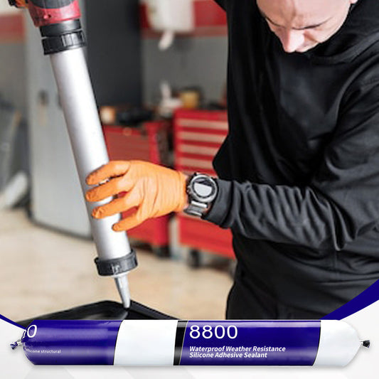 🔥Sellador adhesivo de silicona--impermeable y resistente a la intemperie contra el moho