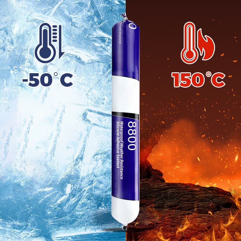 🔥Sellador adhesivo de silicona--impermeable y resistente a la intemperie contra el moho