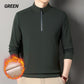 Sudadera de Cuello Alto con Cremallera y Forro de Peluche para Hombre