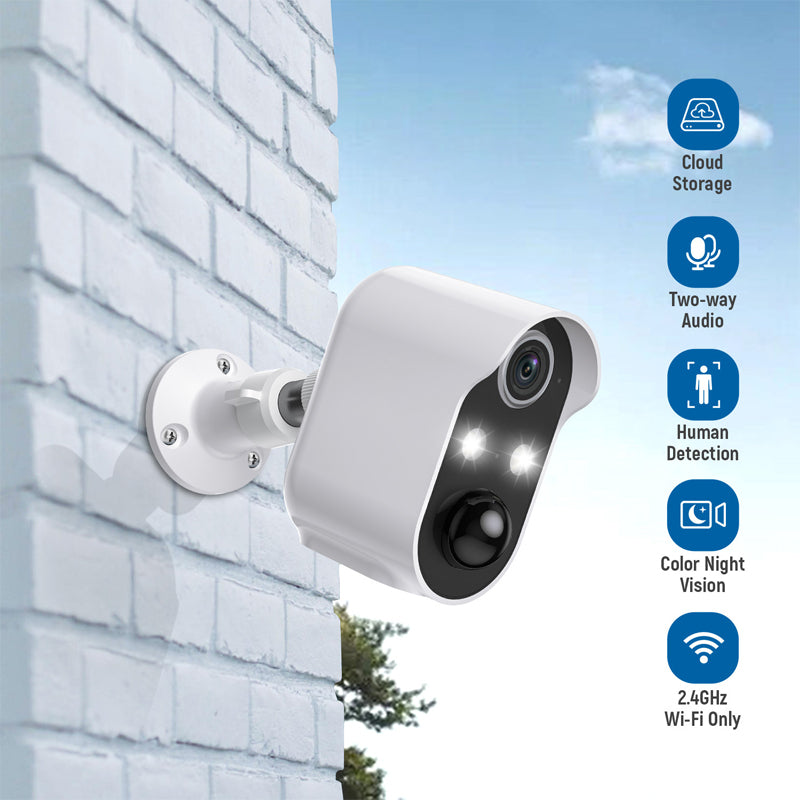 Cámara de seguridad doméstica inalámbrica WiFi 1080P para exteriores