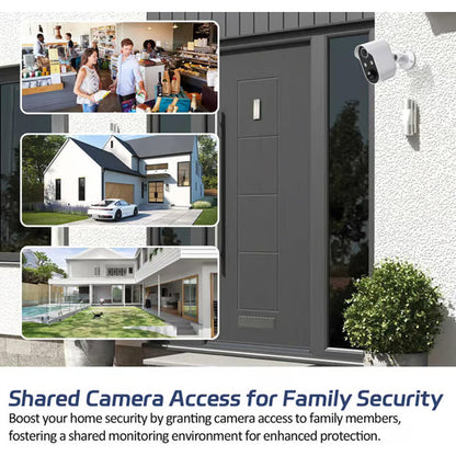 Cámara de seguridad doméstica inalámbrica WiFi 1080P para exteriores