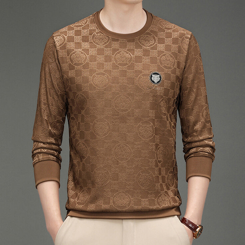 Top de manga larga de moda para hombre