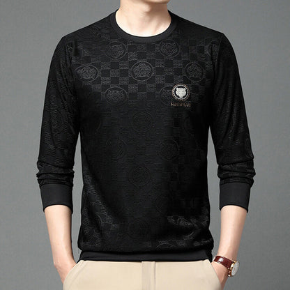 Top de manga larga de moda para hombre
