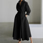 Women's Plain Cotton Lapel Shirt Wrap Dress-Envío gratuito por tiempo limitado
