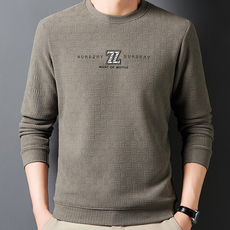 Cálida y cómoda camiseta de manga larga para hombre