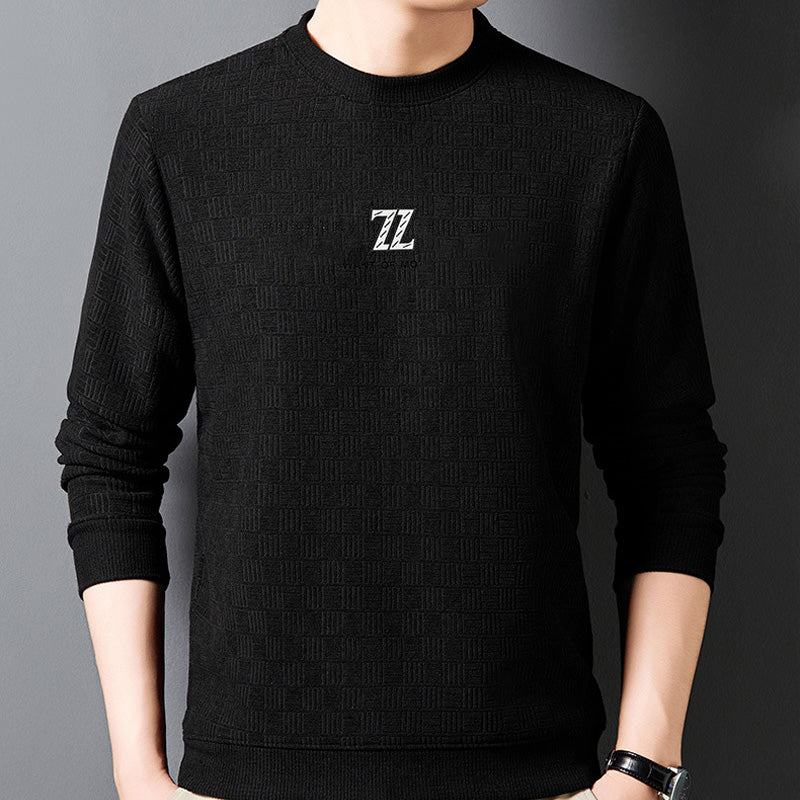 Cálida y cómoda camiseta de manga larga para hombre