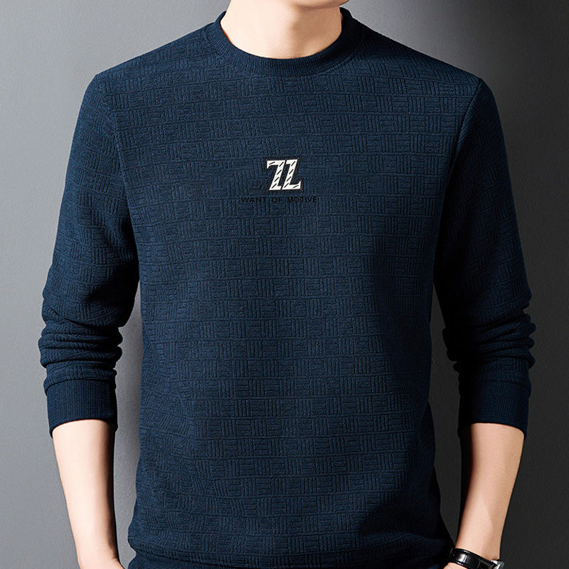 Cálida y cómoda camiseta de manga larga para hombre