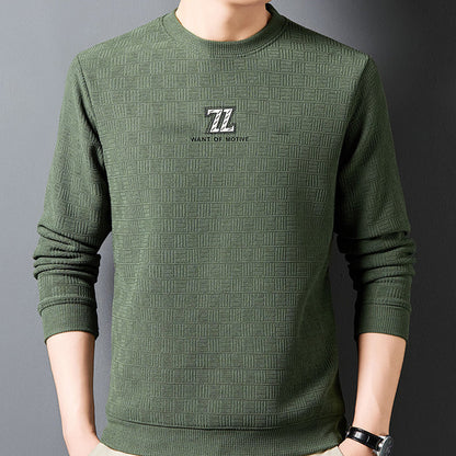 Cálida y cómoda camiseta de manga larga para hombre
