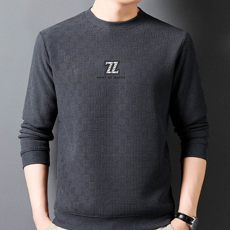 Cálida y cómoda camiseta de manga larga para hombre
