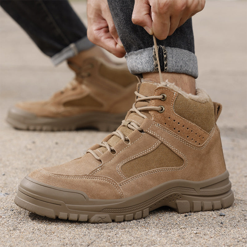 Zapatos Acolchados con Puntera de Acero Antideslizante para Hombre
