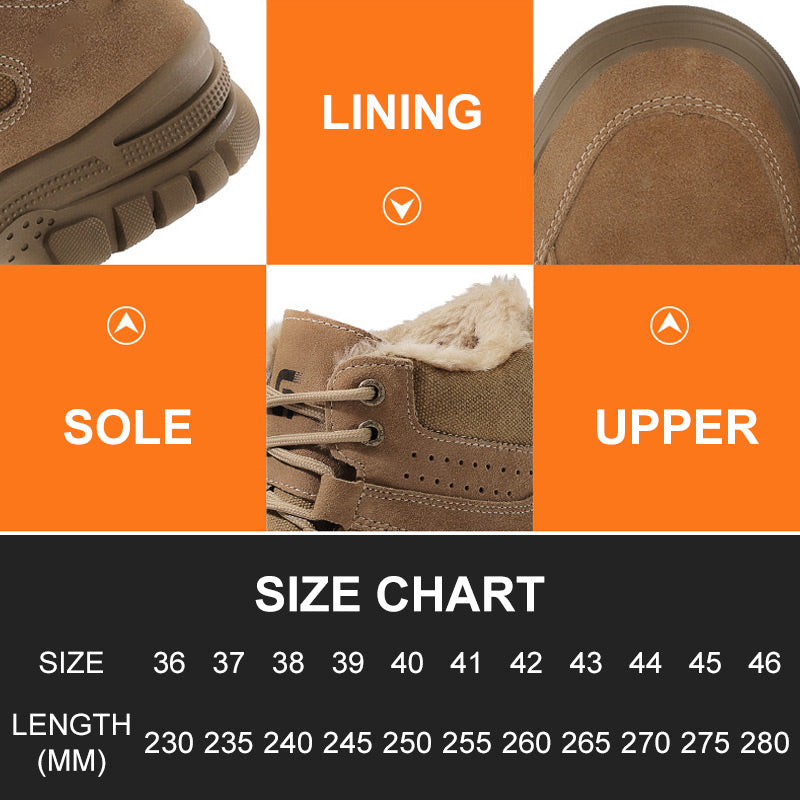 Zapatos Acolchados con Puntera de Acero Antideslizante para Hombre
