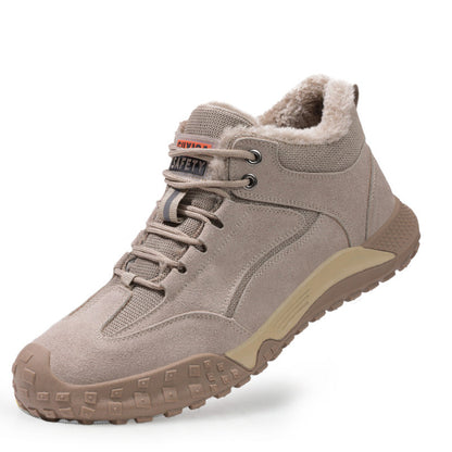 Zapatos Acolchados con Puntera de Acero Antideslizante para Hombre