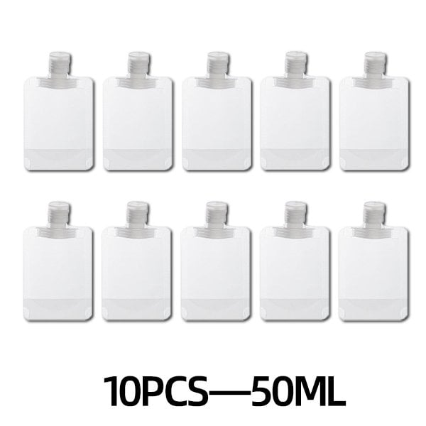(🌷Summer SALE ) Bolsa de Embalaje para Maquillaje Fluido Portátil de Viaje(10 Pcs）