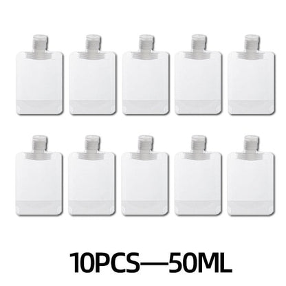 (🌷Summer SALE ) Bolsa de Embalaje para Maquillaje Fluido Portátil de Viaje(10 Pcs）