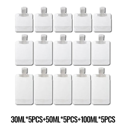 (🌷Summer SALE ) Bolsa de Embalaje para Maquillaje Fluido Portátil de Viaje(10 Pcs）