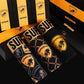 3pcs Calzoncillos bóxer de lujo transpirables magnéticos para hombre