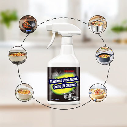Limpiador de Aceite de Escamas Negras de Acero Inoxidable