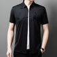 Camisa de hombre de negocios de manga corta con botones