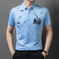 Camisa de hombre de negocios de manga corta con botones