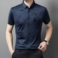 Camisa de hombre de negocios de manga corta con botones