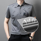 Camisa de hombre de negocios de manga corta con botones