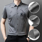 Camisa de hombre de negocios de manga corta con botones