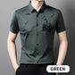 Camisa de hombre de negocios de manga corta con botones