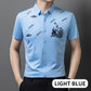 Camisa de hombre de negocios de manga corta con botones