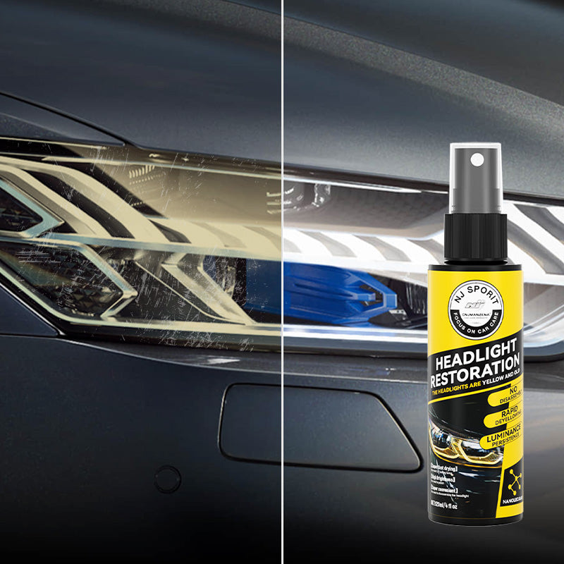 Spray eficiente para la restauración de faros de automóvil