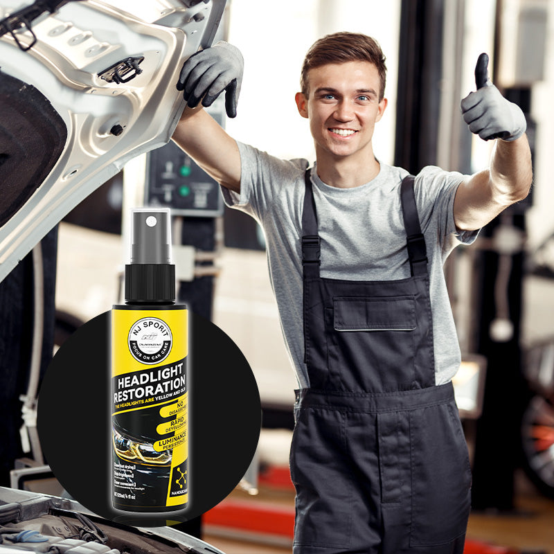 Spray eficiente para la restauración de faros de automóvil